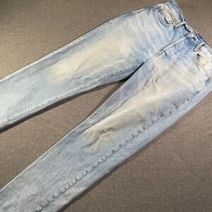 Gap Denim Easy Fit Light Wash Straight Leg Mens Jeans 32x34 (Fits 32x32) Cotton